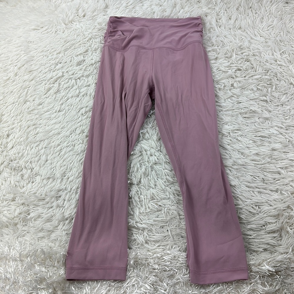 Lululemon Align Crop 21" *Cross Waist Pink Taupe